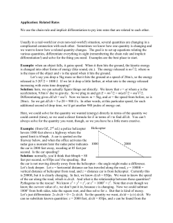 64 Related Rates