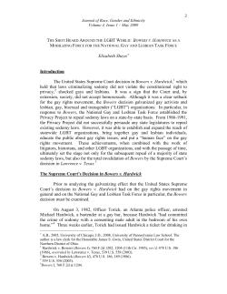 the shot heard around the lgbt world: bowers v