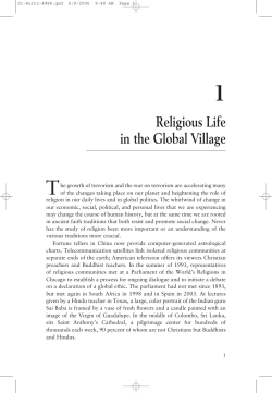 Religious Life in the Global Village
