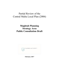 Partial Review Maghtab Development Strategy Public Consultation