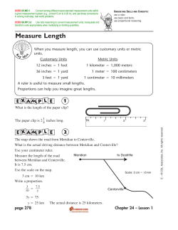 Measure Length - MathCoach Interactive