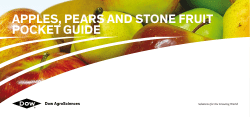 Apples, Pears and Stonefruit Pocket Guide