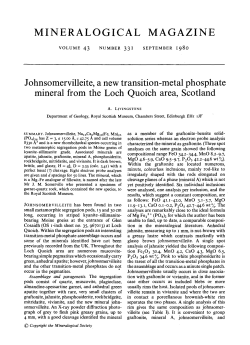 Johnsomervilleite, a new transition