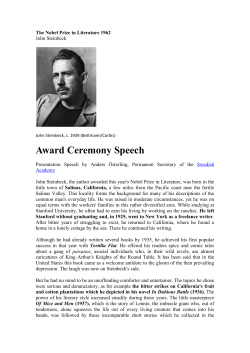 Award Ceremony Speech
