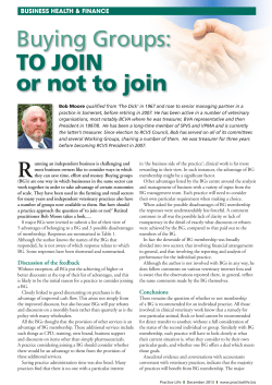 Buying Groups: TO JOIN or not to join