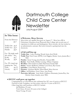 Summer - Dartmouth College