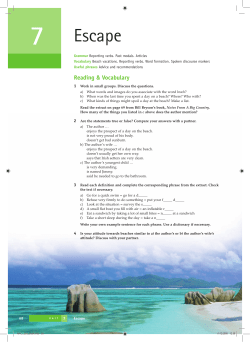 Escape - Inside Out.net