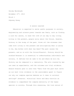 Paloma Maldonado November 15th, 2010 Block 1