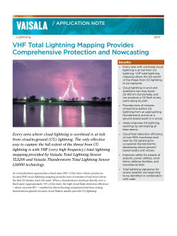 MET G VHF Total Lightning Mapping Application Note