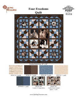 Four Freedoms Quilt