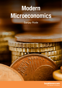 Modern Microeconomics - Juridica &ndash; Kolegji Evropian