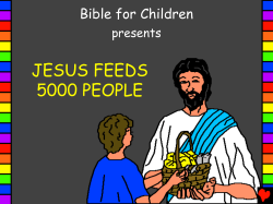 Jesus Feeds 5000 People English PDA
