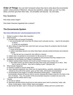 Key Questions: The Encomienda System