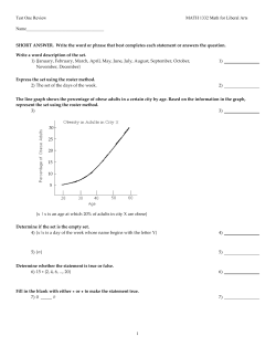 Test One Review MATH 1332 Spring 2017.tst