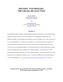 THE MILLENIUM ELECTION: