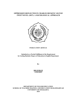 OPPRESSION REFLECTED IN CHARLES DICKENS` OLIVER