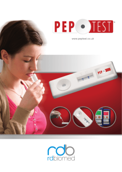 Pepsin can be detected rapidly and non-invasively