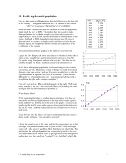 Total Midyear Population for the World: 1950-2050