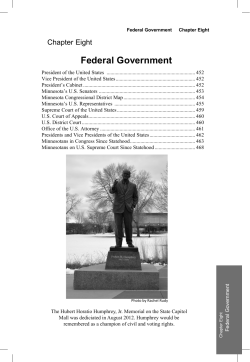 Federal Government - Minnesota Secretary Of State