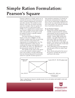 Pearson`s Square - Mississippi State University Extension Service