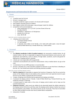 EJU MEDICAL HANDBOOK 2010