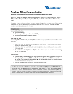 Provider Billing Communication