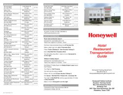 Hotel Restaurant Transportation Guide