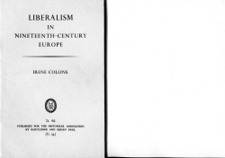liberalism - The Historical Association