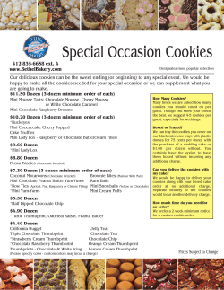 Special Occasion Cookies