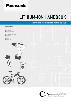 LITHIUM-ION HANDBOOK