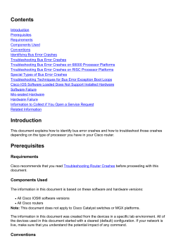 Troubleshooting Bus Error Crashes