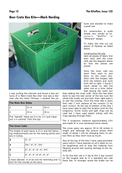 Beer Crate Box Kite—Mark Harding