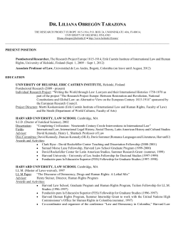 Academic CV