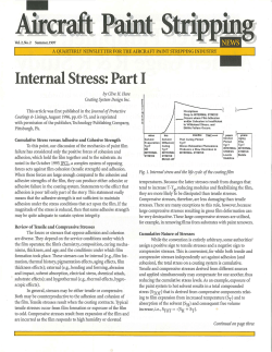 Internal Stress: Part I