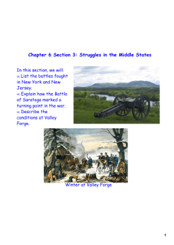 Chapter 6 Section 3: Struggles in the Middle States