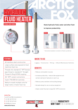 hydraulic fluid heater