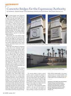 Concrete Bridges for the Expressway Authority