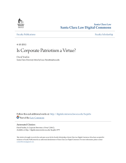 Is Corporate Patriotism a Virtue?