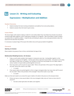 Lesson 21 - EngageNY