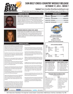 SBC XC Week 7 Release 10172012.indd