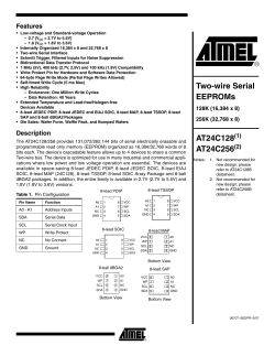 AT24C128,256 - Atmel Corporation