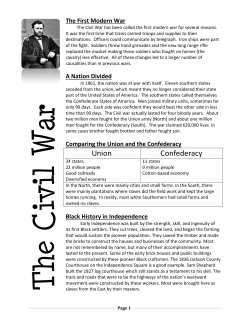 The Civil War - Independence School District