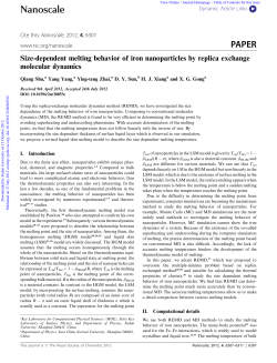 Nanoscale PAPER