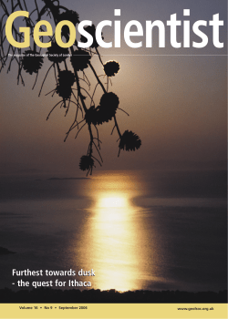 Furthest towards dusk - the quest for Ithaca Furthest towards dusk