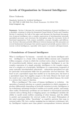 Levels of Organization in General Intelligence