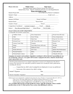 Literary Fair Handbook 2017