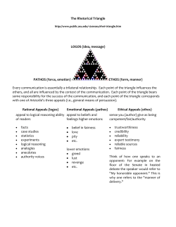 The Rhetorical Triangle