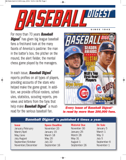 Advertise - Baseball Digest