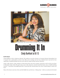 Cindy Burkhart at IU 13
