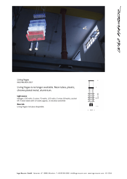 Living Vegas is no longer available. Neon tubes, plastic, chrome